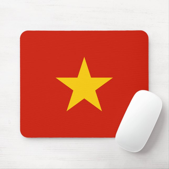 Vietnamflagge Mousepad (Mit Mouse)