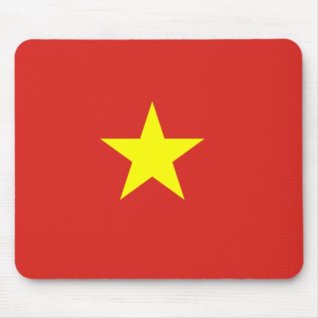 Vietnamflagge Mousepad (Vorne)