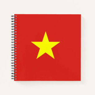 Vietnamflagge Notizbuch