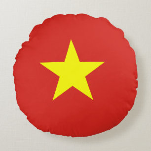 Vietnamflagge Rundes Kissen