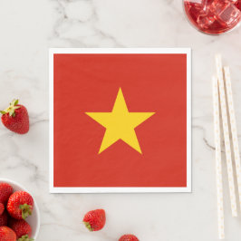 Vietnamflagge Serviette