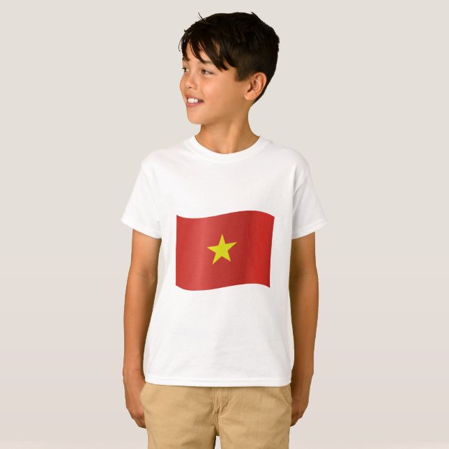 Vietnamflagge T-Shirt (Vorne ganz)