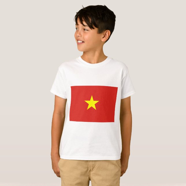 Vietnamflagge T-Shirt (Vorne ganz)