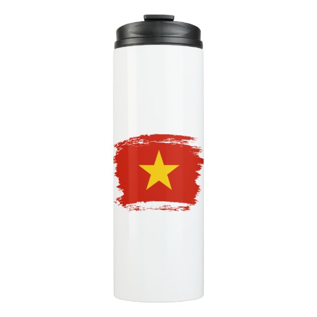 Vietnamflagge Thermosbecher (Vorderseite)