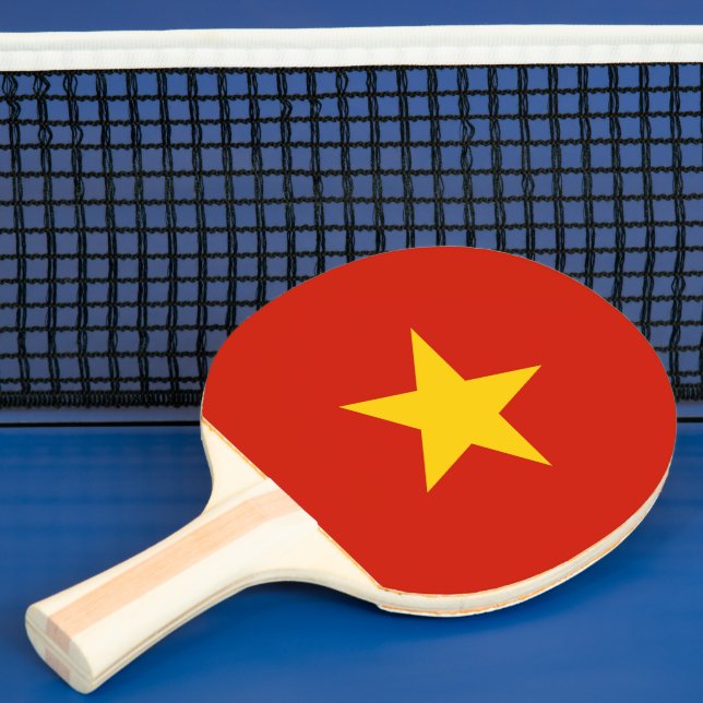 Vietnamflagge Tischtennis Schläger (InSitu)
