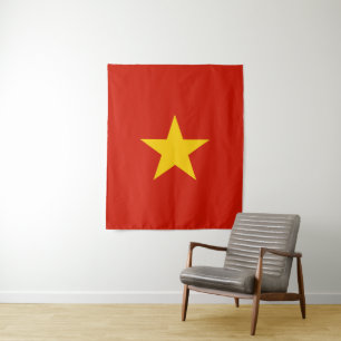 Vietnamflagge Wandteppich