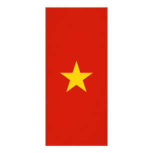 Vietnamflagge Werbekarte