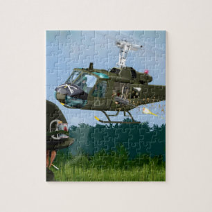 Vietnamkrieg Bell Huey. Puzzle