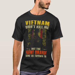 Vietnamkrieg Orange Agent Militärexplikme ermüdet T-Shirt