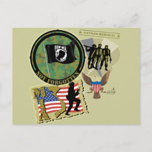 Vietnamkrieg Postkarte