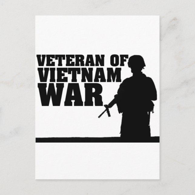 Vietnamkrieg Verteran Postkarte (Vorderseite)