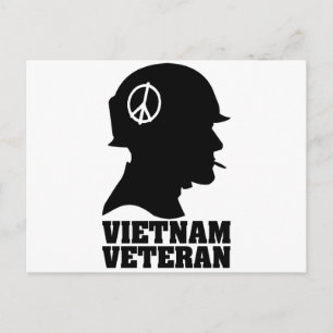 Vietnamkrieg Veteran Postkarte