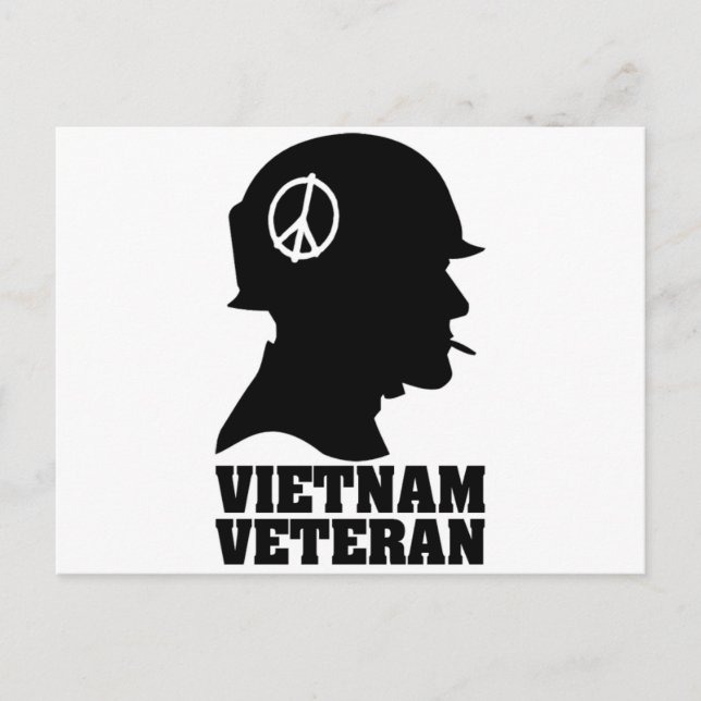 Vietnamkrieg Veteran Postkarte (Vorderseite)