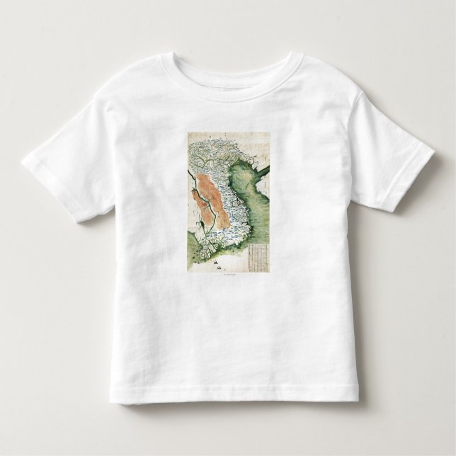 VietnamPanoramic MapVietnam Kleinkind T-shirt (Vorderseite)