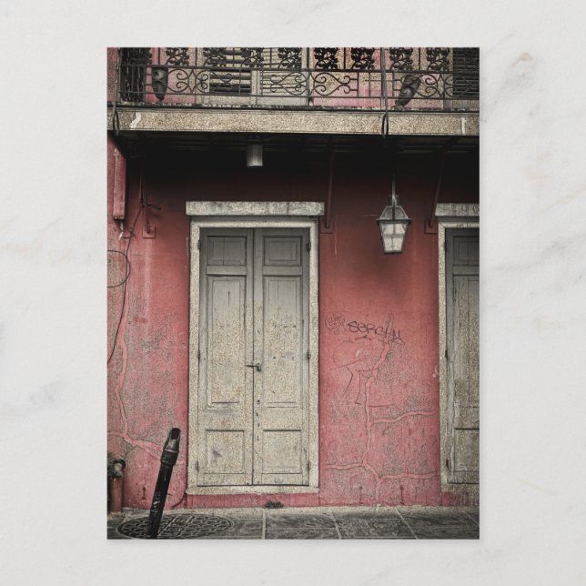 Vieux Carre Architektur Postkarte (Vorderseite)