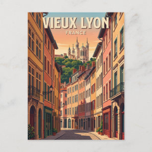 Vieux Lyon Frankreich Postkarte