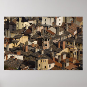 Vieux Lyon Old Lyon), Frankreich Poster