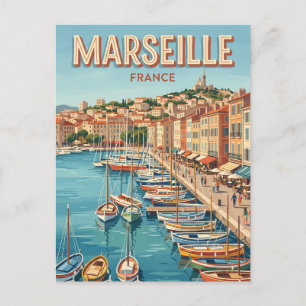 Vieux-Port de Marseille Frankreich Postkarte