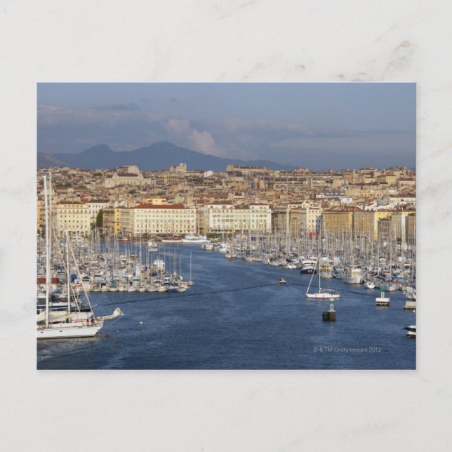 Vieux Port Postkarte (Vorderseite)