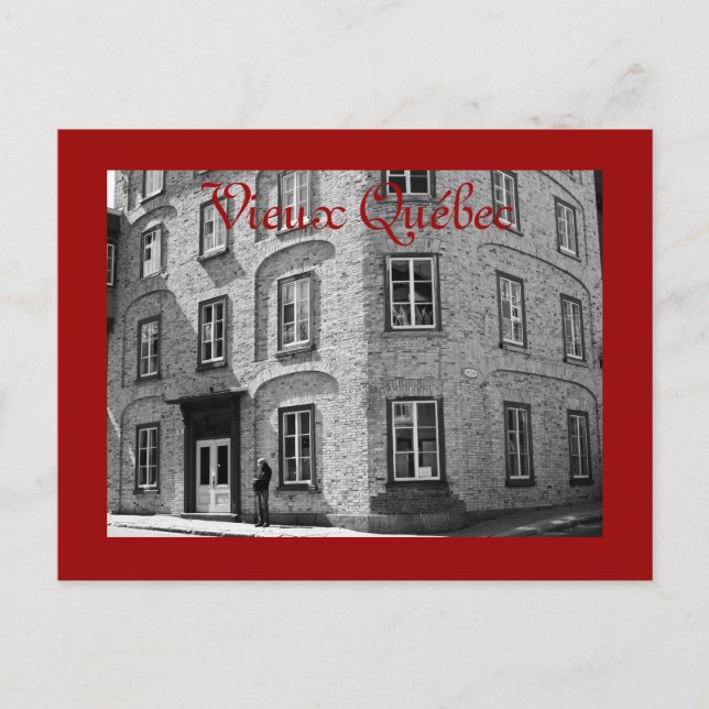 Vieux Quebec Postkarte (Vorderseite)