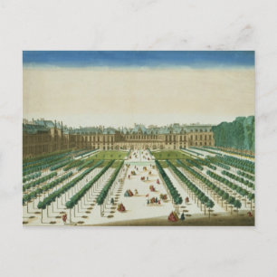 View and Perspective of the Palais Royal from the Postkarte