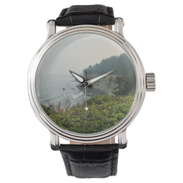 View at Simpson Reef Overlook Oregon Coast Armbanduhr (Vorderseite)