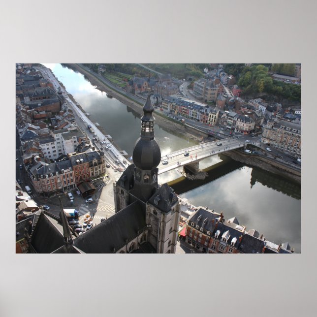 View Dinant and River Mause, Belgien Poster (Vorne)