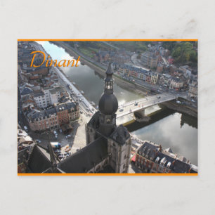 View Dinant and River Mause, Belgien Postkarte