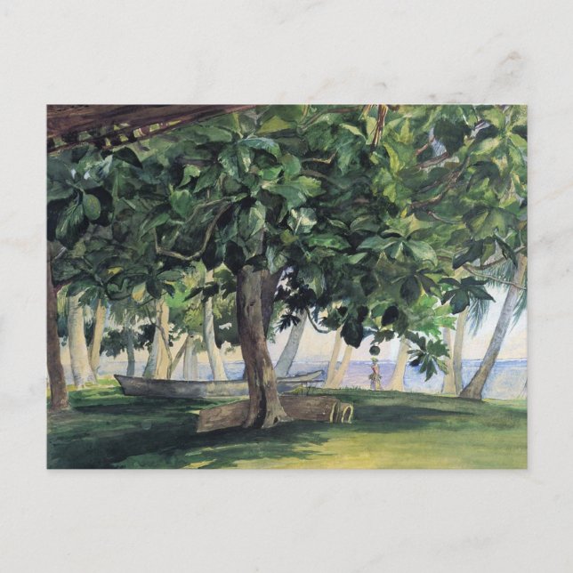 'View From Hut' - John LaFarge Postcard Postkarte (Vorderseite)