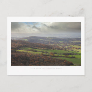 View from the Malvern Hills Postkarte