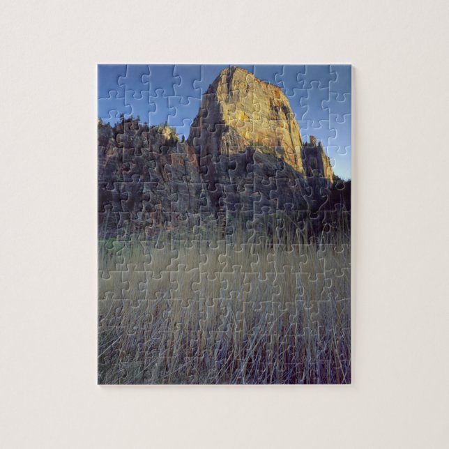 View from Virgin River flood plain, Zion Canyon Puzzle (Vertikal)