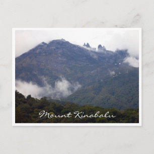 View Mountain Kinabalu Postkarte