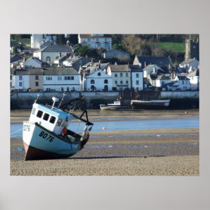 View of Appledore from Instow Poster