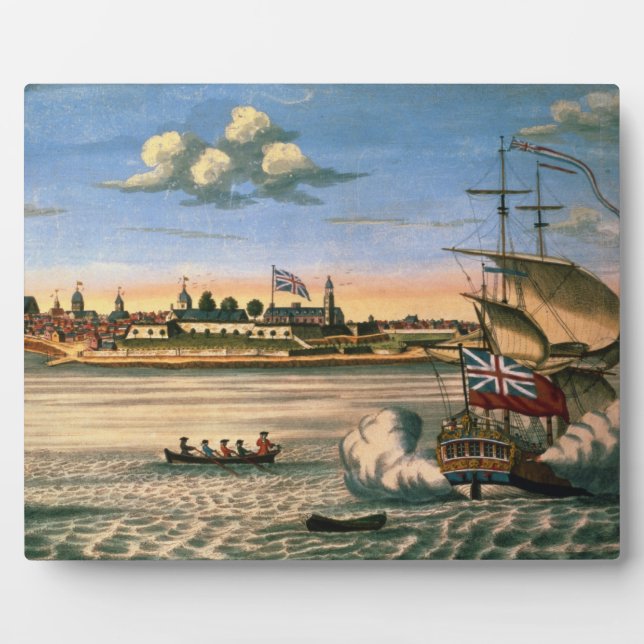 View of Fort George Fotoplatte (Vorderseite)