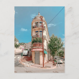 View of French Riviera in Cannes France Postcard Postkarte