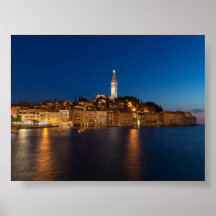 View of Rovinj in the evening