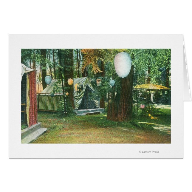 View of Scotts Camp, RedwoodsRussian River, CA (Vorderseite (Horizontal))