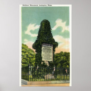 View of Soldiers' Monument Poster