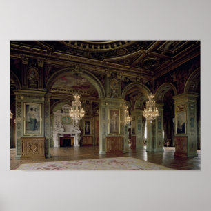 View of the Salle des Arts, after 1871 Poster