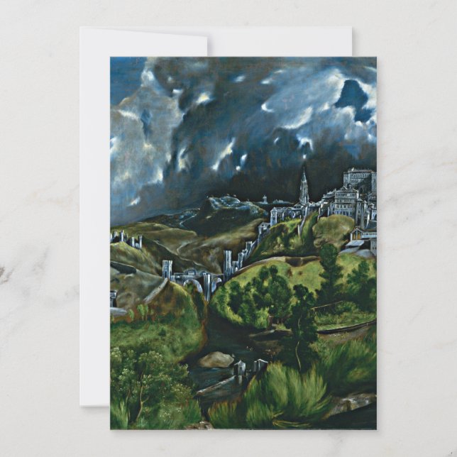 View of Toledo by El Greco Karte (Vorderseite)
