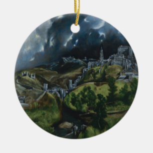 View of Toledo by El Greco Keramikornament
