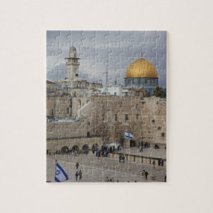 View of Western Wall Plaza, late afternoon Puzzle