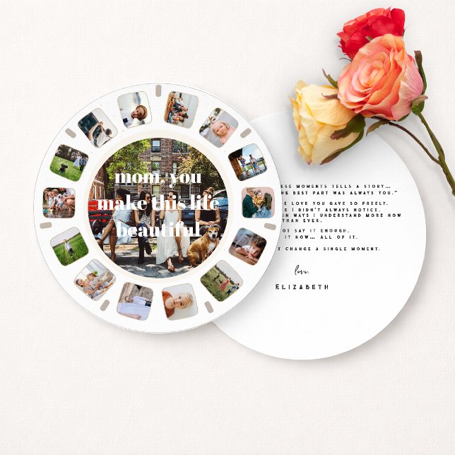 Viewfinder Memories Mother’s Day Photo Card Einladung (Von Creator hochgeladen)