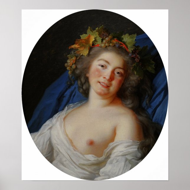 Vigée Le Brun - Bacchante Poster (Vorne)