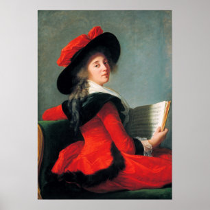 Vigée Le Brun - Baroness Crussol Poster