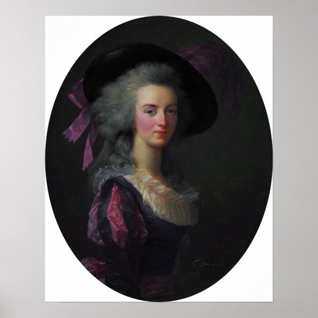 Vigée Le Brun - Charlotte Marie Felicite Poster (Vorne)