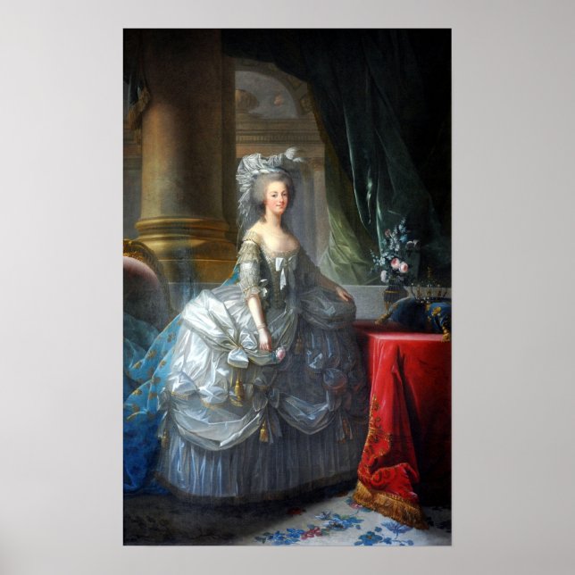 Vigée Le Brun - Marie Antoinette Poster (Vorne)