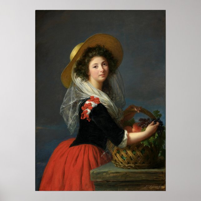 Vigée Le Brun - Marie Gabrielle De Gramont Poster (Vorne)
