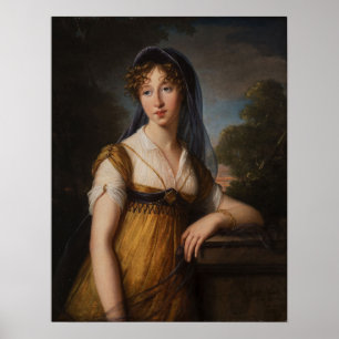 Vigée Le Brun - Porträt einer Frau 1803 Poster