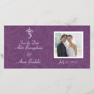 Vighneshvara Wedding Save the Date Foto Cards